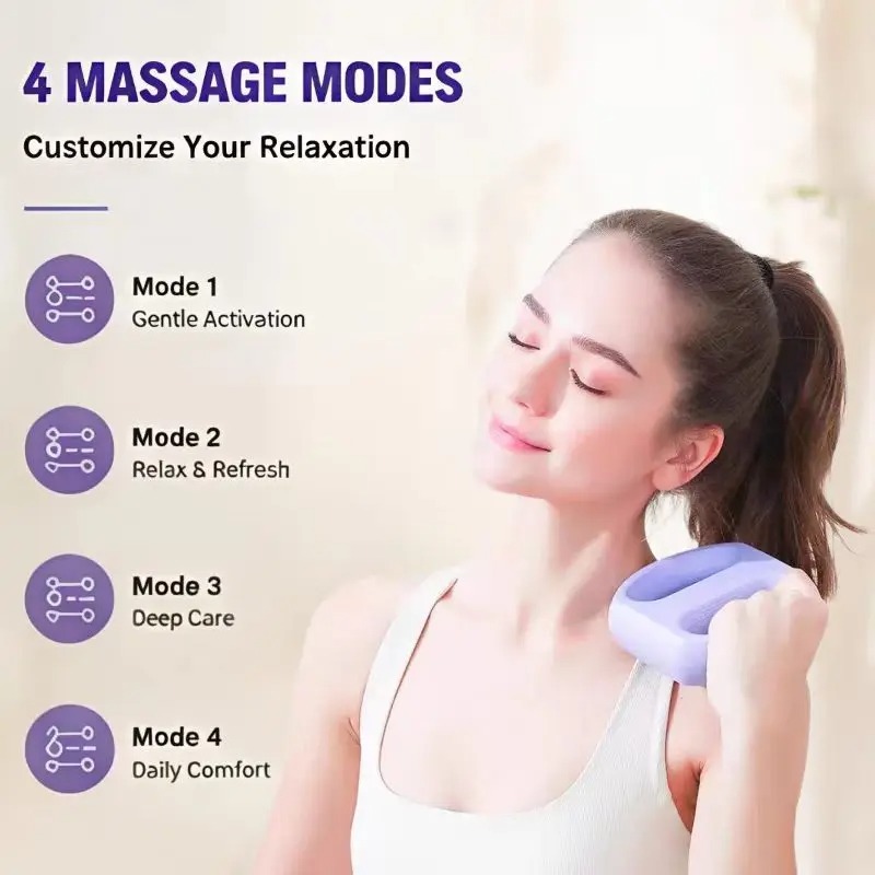 Electric Massage Gun Deep Tissue - 充電式筋膜マッサージガン、深部組織筋肉マッサージャー、電動パーカッションマッサージガン、体、脚、背中の痛み緩和用