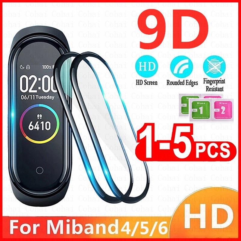 Resistance Bands Set With Handles - Xiaomi Mi Band 7 6 5用スクリーンプロテクター,強化ガラス,時計ストラップ用保護フィルム,9d