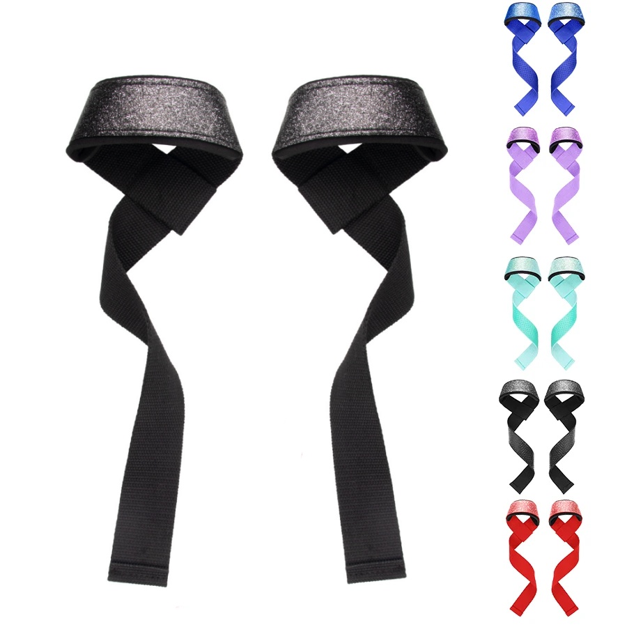 Wrist Wraps Weightlifting Support - 新しい光沢のあるブレースラップフィットネスリフティングリストストラップクロスフィットボディービルサポートケトルベルダンベルウェイトグリップバンド強度