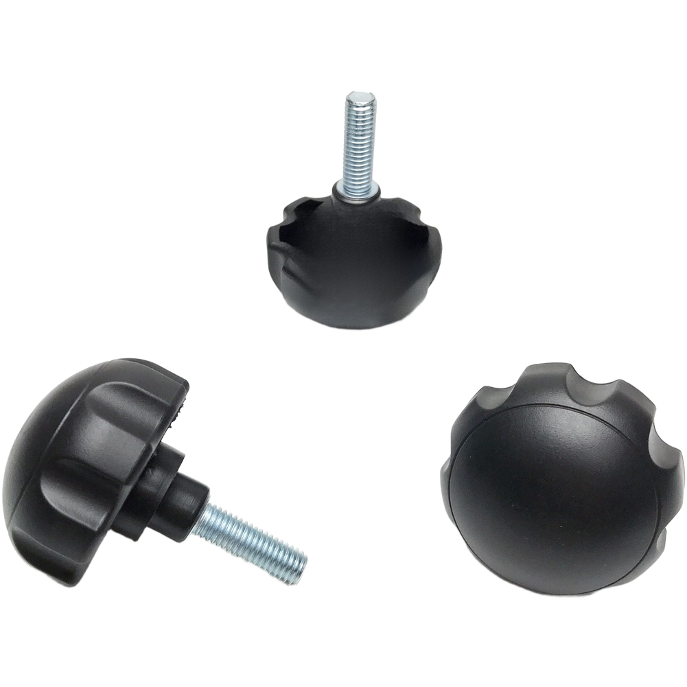 Fitness Equipment - 4PC 軽量スクリューノブ親指ネジボルトハンドル付きフィットネス機器ワークアウト部品交換用エクササイズフィットネスアクセサリー