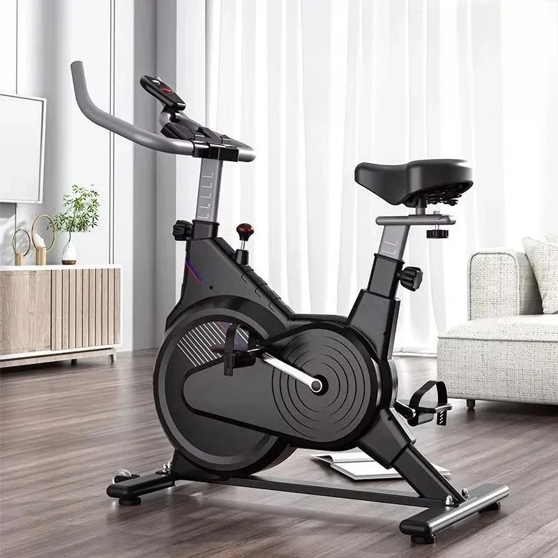 Exercise Bike Magnetic Resistance - 黒と白のエクササイズバイク、減量用、静音磁気抵抗式ホームジムエクササイズバイク