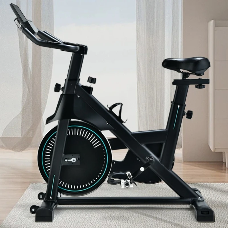 Exercise Bike Magnetic Resistance - コンパクトな磁気抵抗式室内スピニングバイク、静音走行のステーショナリーバイク、狭い家の有酸素運動に最適、新品