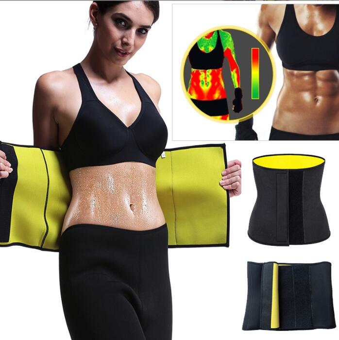 Sweat Waist Trainer Belt Neoprene - ネオプレンサウナシェイパーウエストトレーナーコルセット発汗セクシーボディシェイパートリマーお腹痩せベルトボーン入り産後コルセットシェイパー