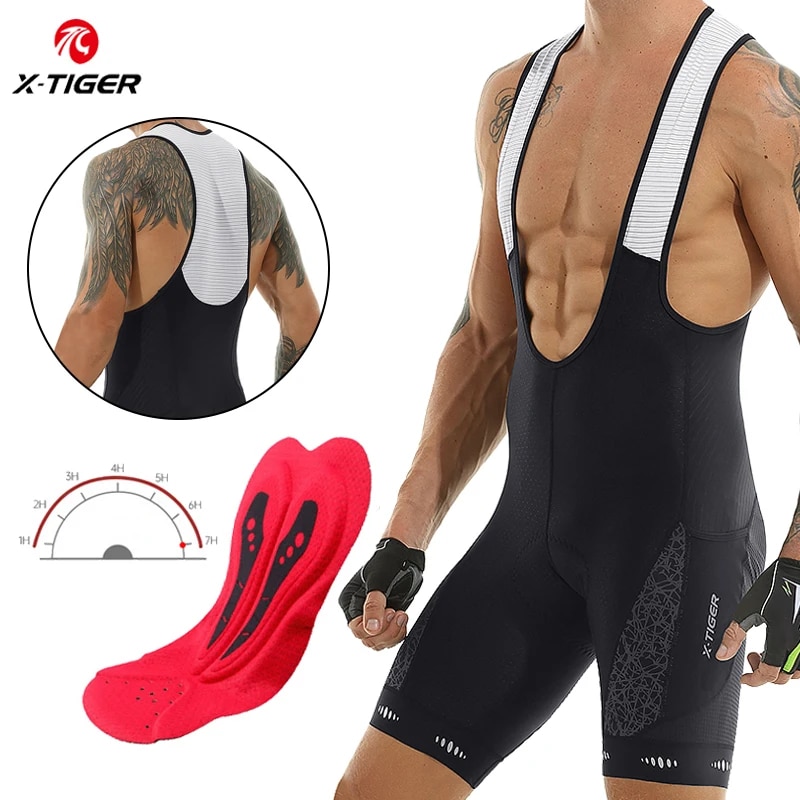 Padded Cycling Shorts 5D Gel - サイクリングビブショーツ5dゲルパッドマウンテンバイクショーツブレテルポケット屋外通気性アップ50 + バイクタイト自転車ショーツ