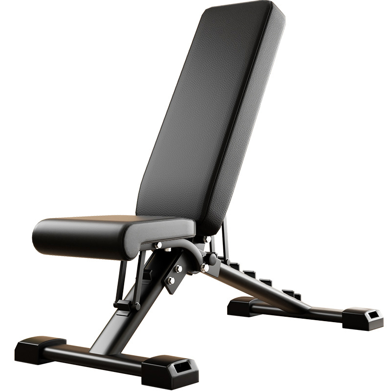 Fitness Equipment - 商業用折りたたみ式ダンベルスツール 多機能シットアップウェア フィットネスチェア ベンチプレス フィットネス機器