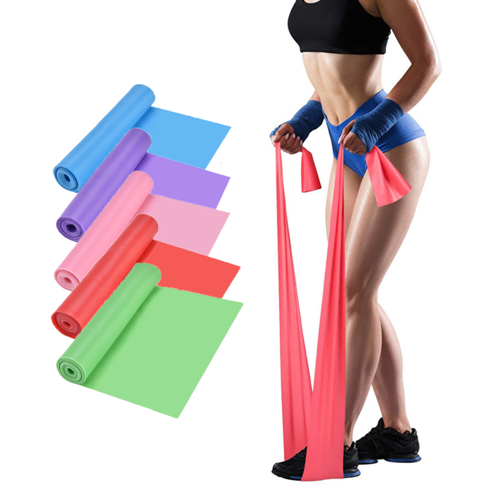 Pilates Bar Kit With Resistance Bands - ヨガスポーツレジスタンスバンドピラティストレーニングフィットネスエクササイズホームジム弾性バンド天然ゴムラテックスヨガアクセサリー