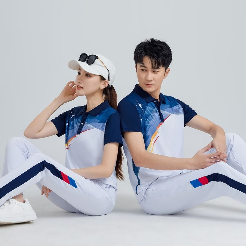 Team Sports - 男女兼用スポーツウェアセット 白パンツ ジャケット ランニング フィットネス スクエアダンス