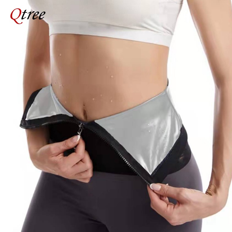 Sweat Waist Trainer Belt Neoprene - Qtree-女性用ウエストトレーナー、ボディシェイパー、スリミングベルト、サウナトリマー、スウェットバンド、スポーツガードル、ベリーラップ、減量、脂肪バーナー