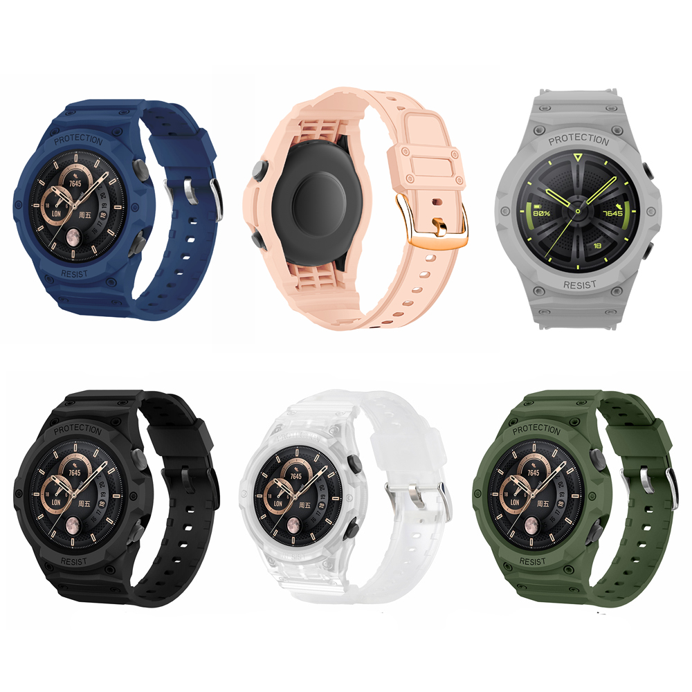 Resistance Bands Set With Handles - TPU フレームシェルカバー腕時計バンドプロテクター Huawei 社時計 GT 6/5/4/3