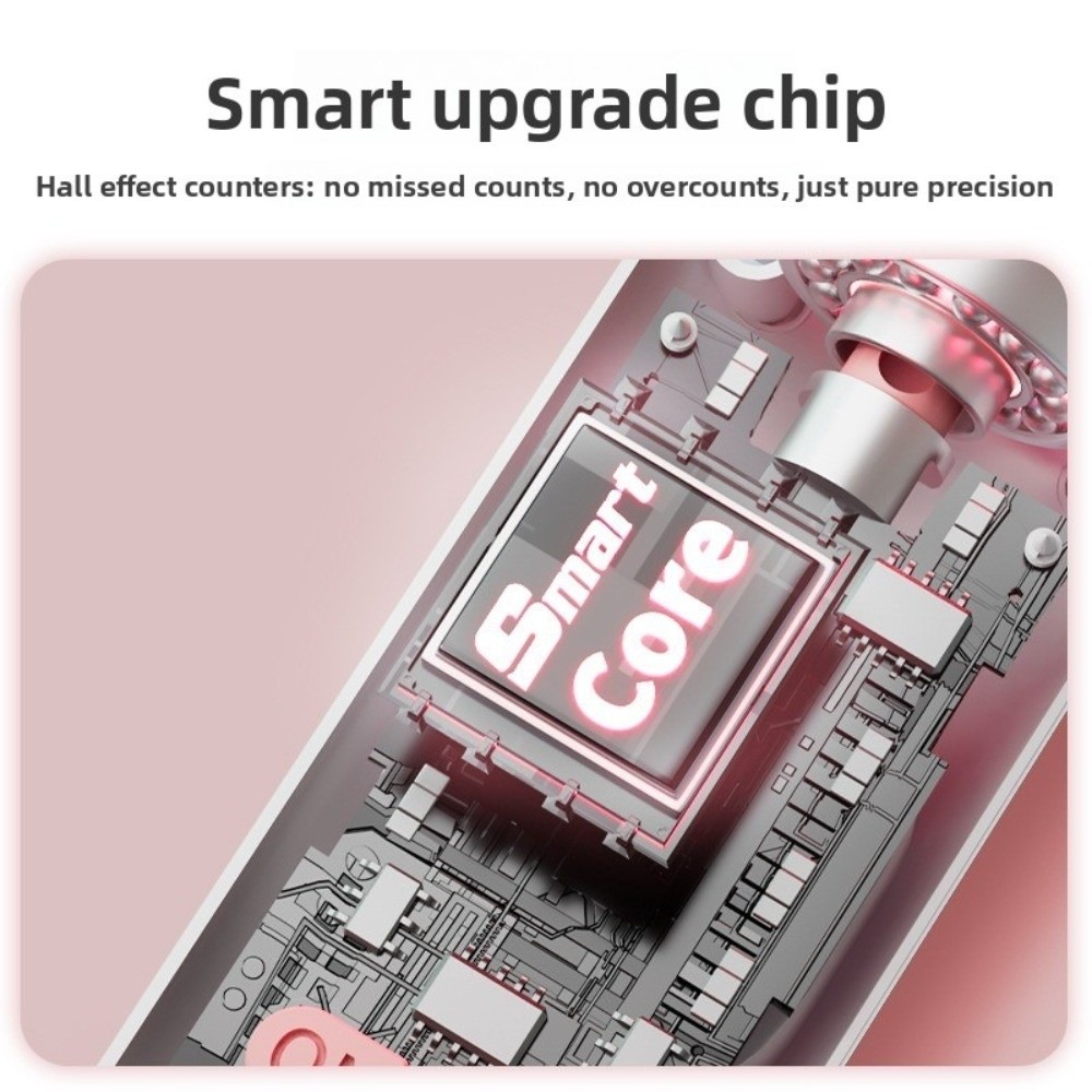 Smart Jump Rope Digital Counter - コードレスロープレス縄跳び、滑り止め、減量用カウンター付き縄跳び、スマートデジタル縄跳び