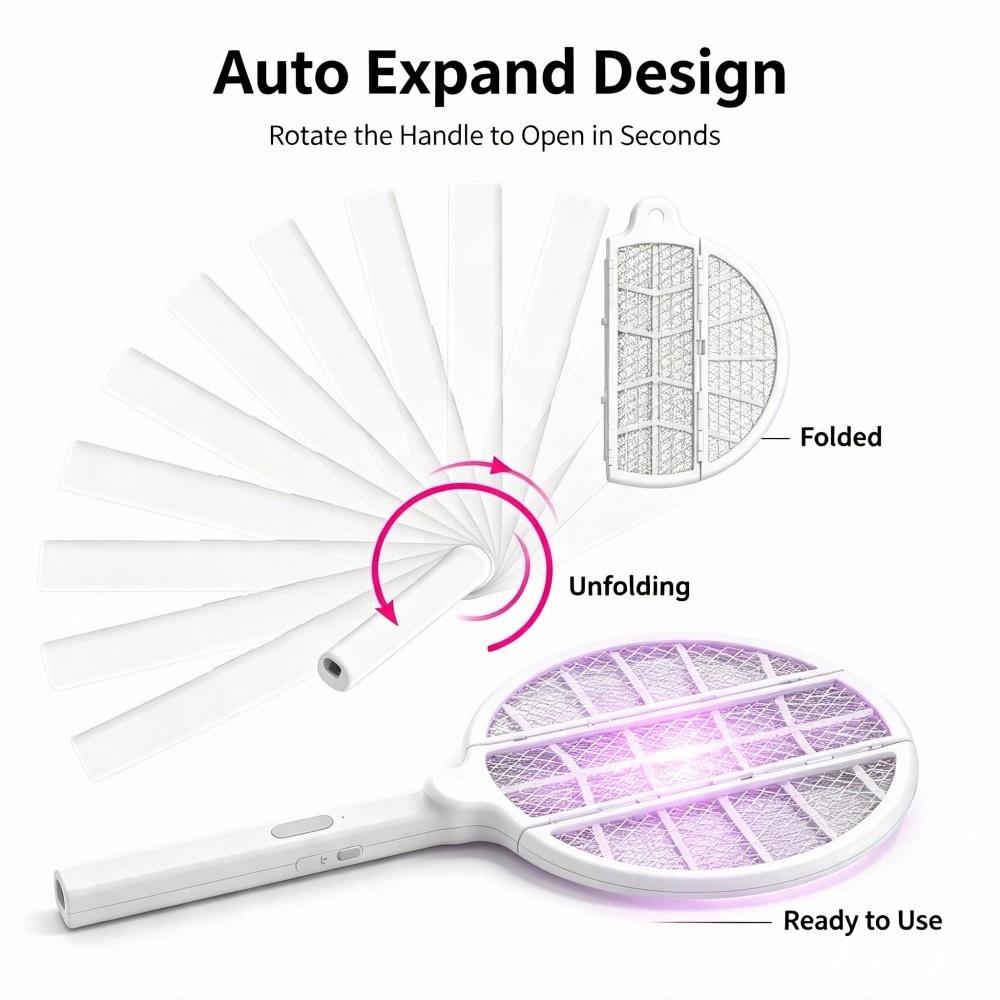 折りたたみ式2-in-1蚊取り器、USB充電式360° °  - Camping のレビューと価格