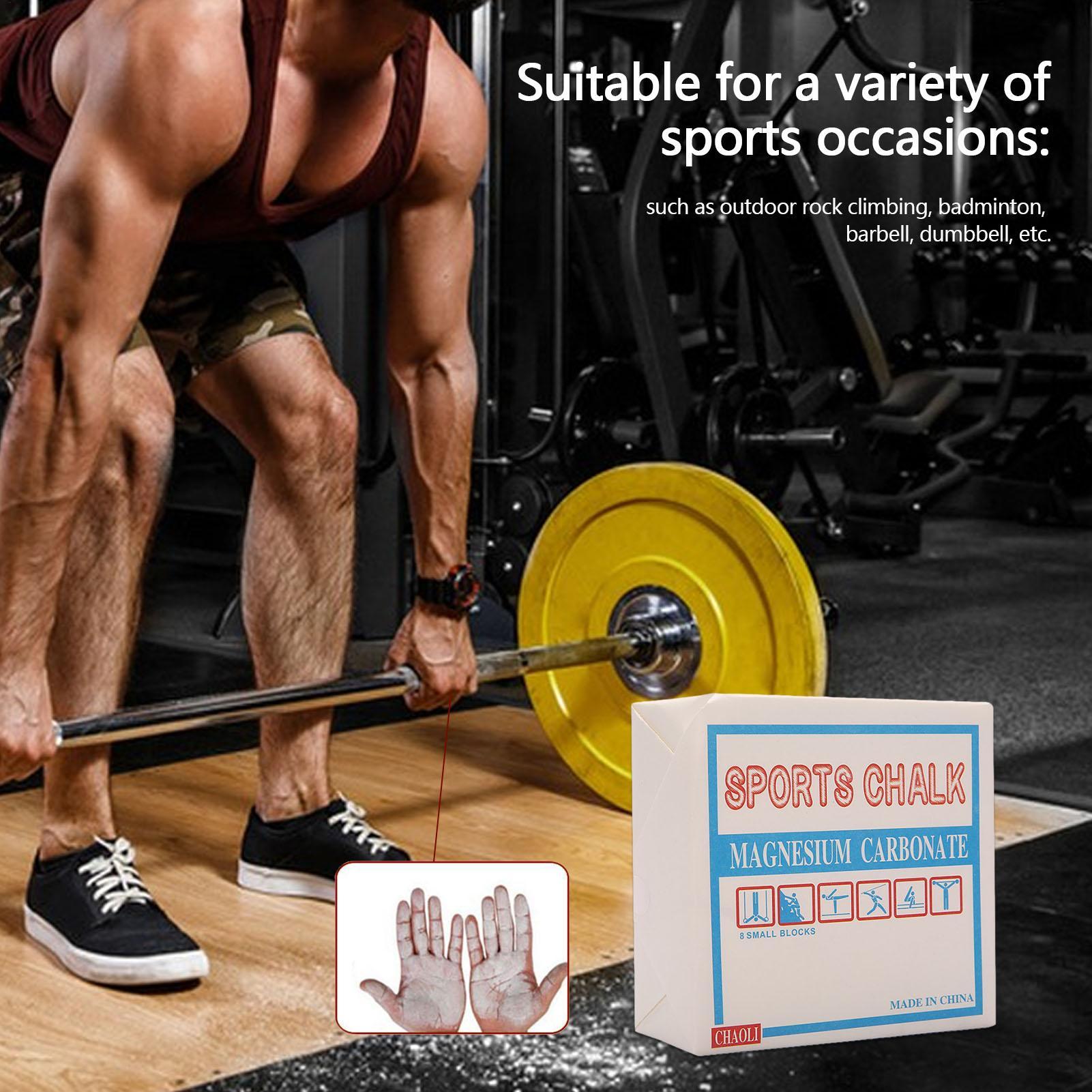 マグネシウムパウダーブロック スポーツ ウェイトリフティング - Gym Chalk Block Grip のレビューと価格