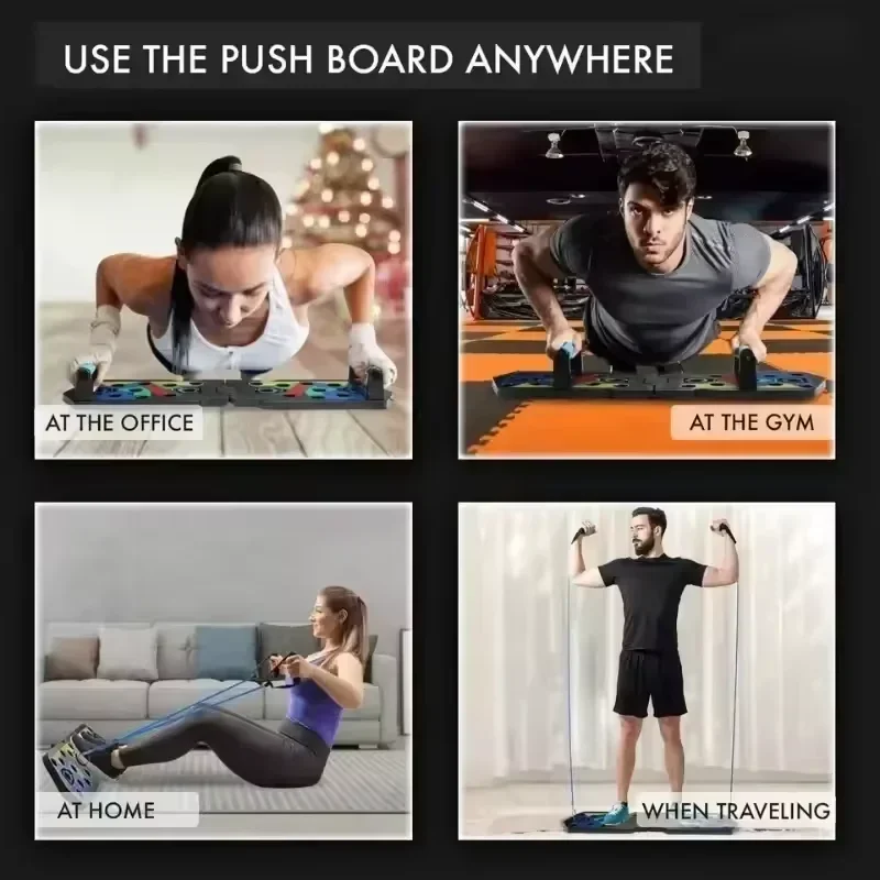 家庭用折りたたみ式プッシュアップラック 多機能筋トレボード  - Push Up Board Foldable Multi Function のレビューと価格
