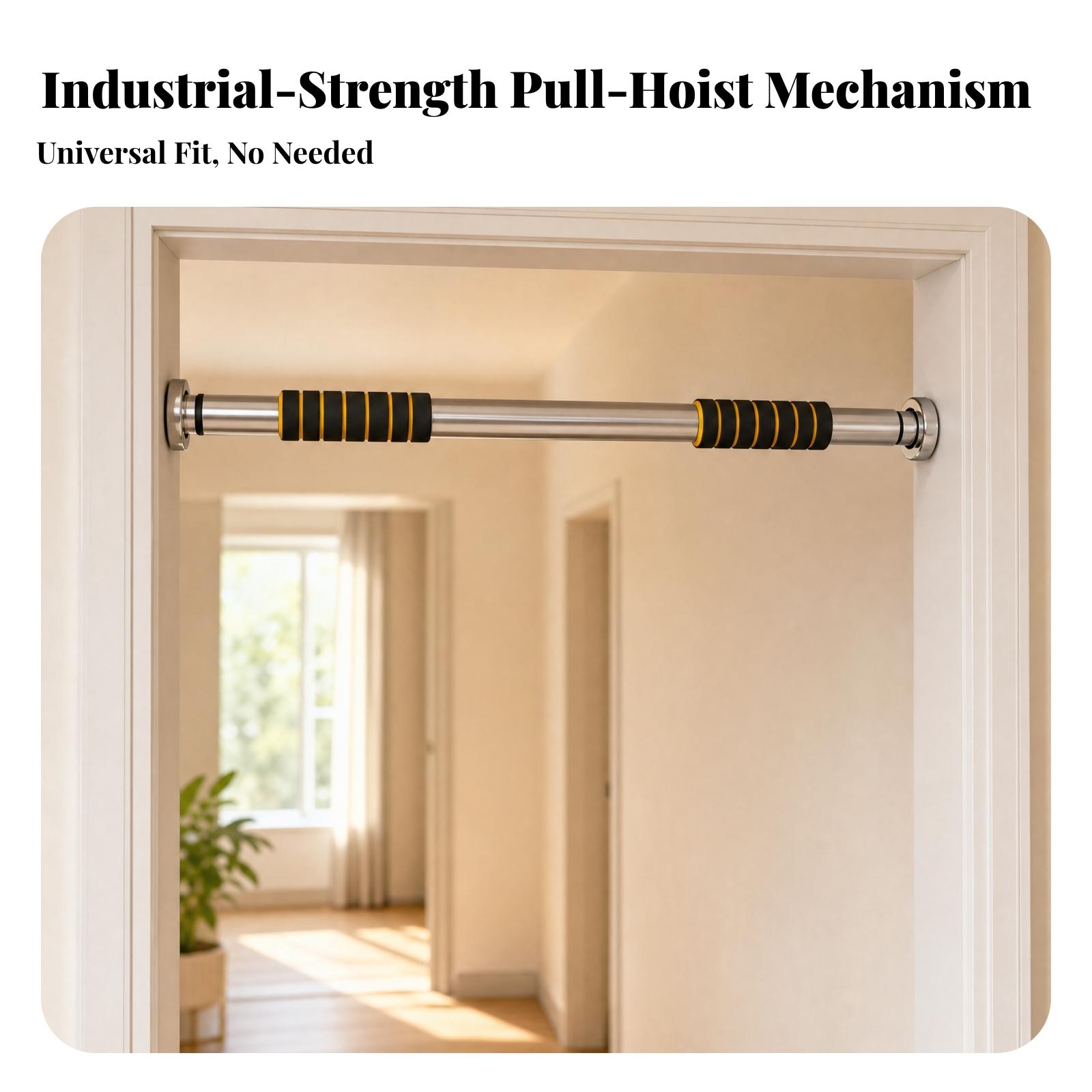 ポータブルドアフレーム懸垂バー ホームジム スチール製懸垂バ - Door Pull Up Bar No Screw のレビューと価格