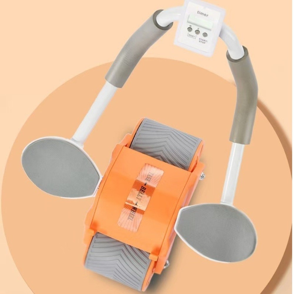 スチール製ABS自動リバウンド腹筋ローラーホイール、膝マット - Ab Roller Wheel With Elbow Support のレビューと価格