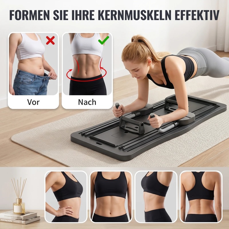 多機能腹筋トレーニングボード、折りたたみ式コアトレーナー、抵 - Push Up Board Foldable Multi Function のレビューと価格
