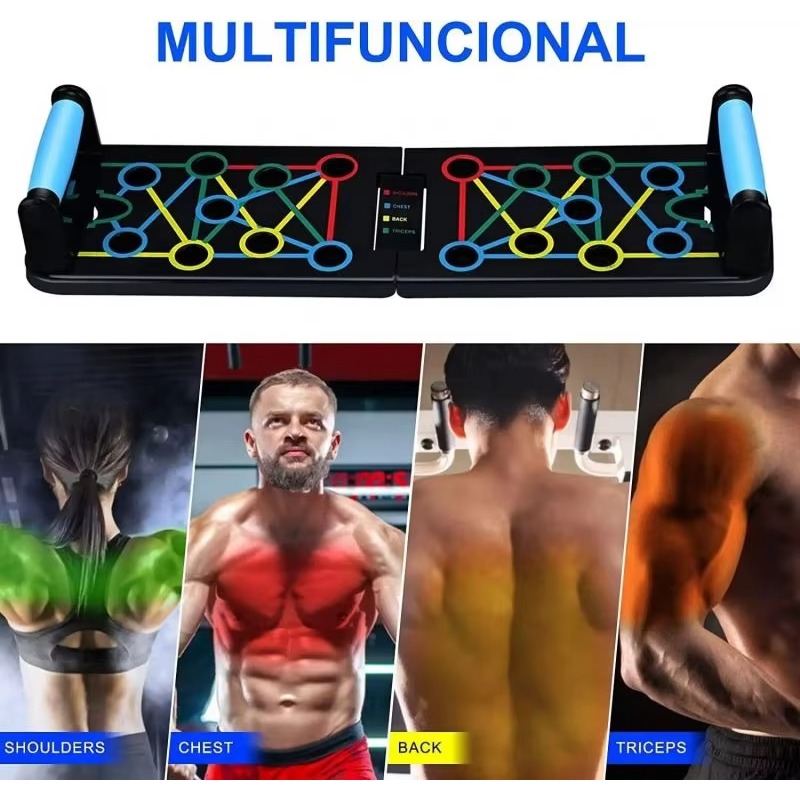 多機能折りたたみ式エクササイズ器具 プッシュアップスタンド  - Push Up Board Foldable Multi Function のレビューと価格