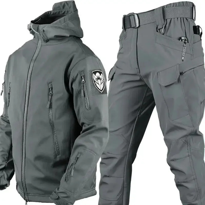 メンズ秋冬ジャケット、戦術的な防水アウトドアフィッシングハイ - Hiking のレビューと価格