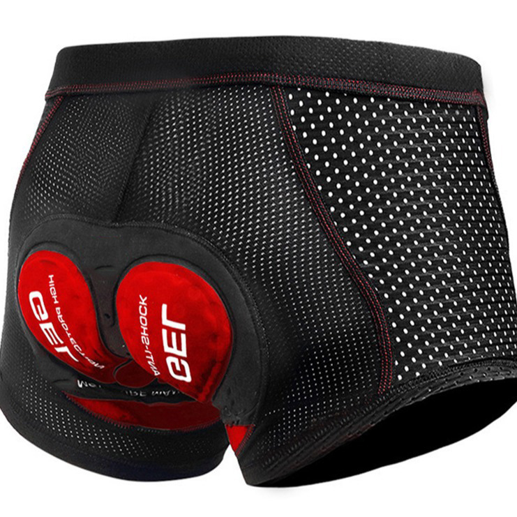 サイクリングショーツ 通気性メッシュ サイクリングアンダーウ - Padded Cycling Shorts 5D Gel のレビューと価格