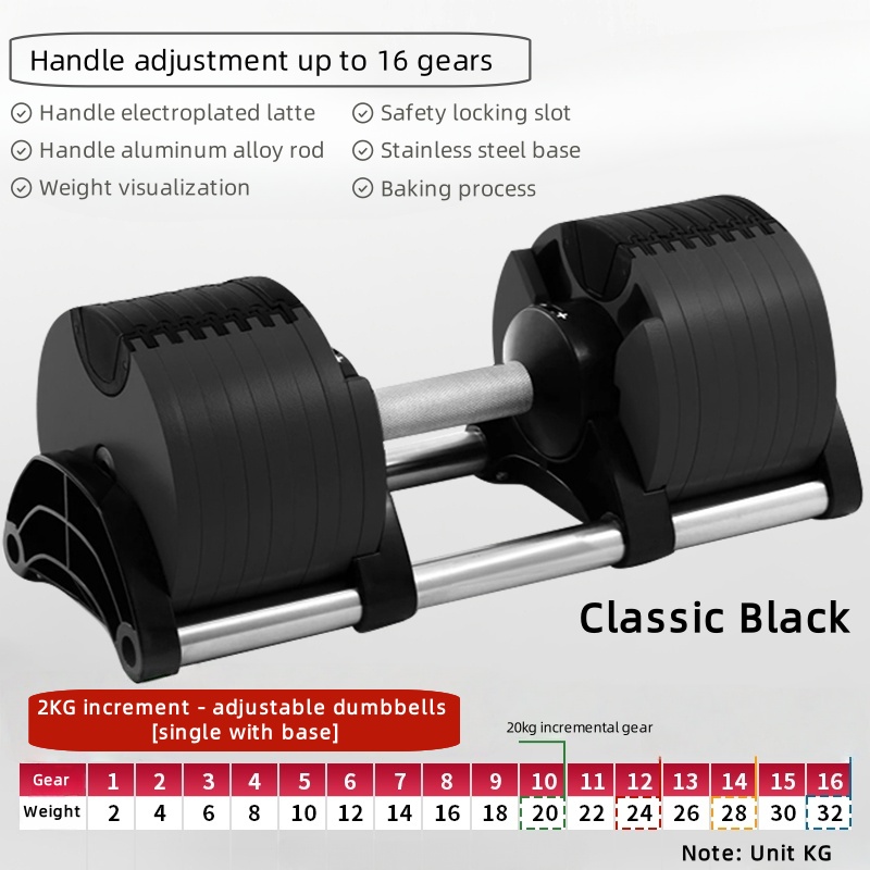 調整可能なダンベル ホーム クイックアジャスト ダンベル ク - Adjustable Dumbbell Pair 40Kg のレビューと価格
