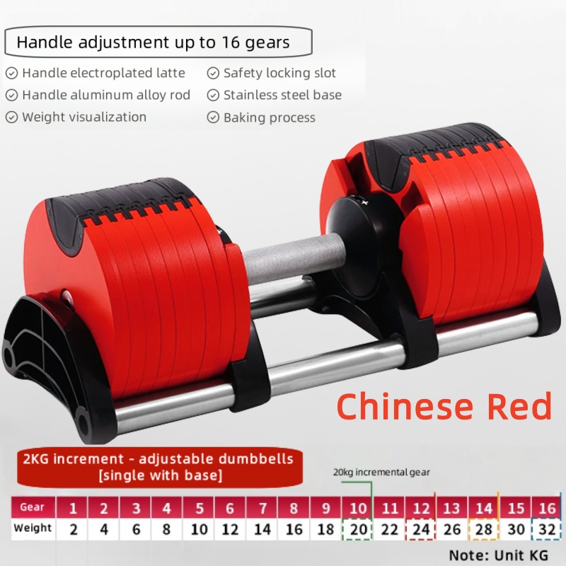 調整可能なダンベル ホーム クイックアジャスト ダンベル ク - Adjustable Dumbbell Pair 40Kg のレビューと価格