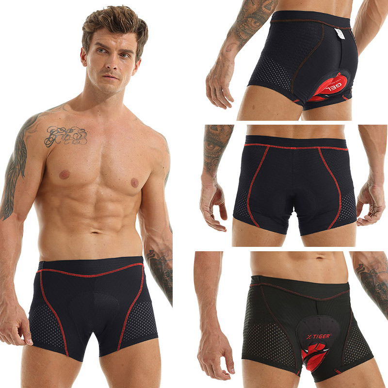 X-Tiger サイクリング下着プロ 5D ゲルパッド耐衝撃 - Padded Cycling Shorts 5D Gel のレビューと価格