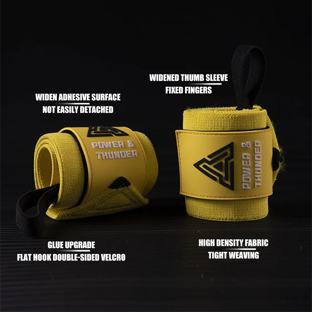 ヘビーデューティ重量挙げリストラップパワーリフティングジムク - Wrist Wraps Weightlifting Support のレビューと価格