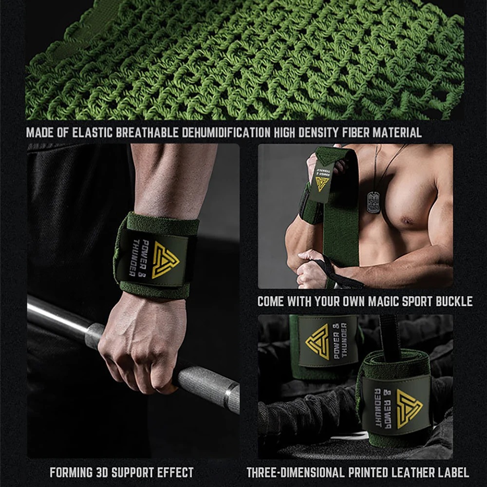 ヘビーデューティ重量挙げリストラップパワーリフティングジムク - Wrist Wraps Weightlifting Support のレビューと価格