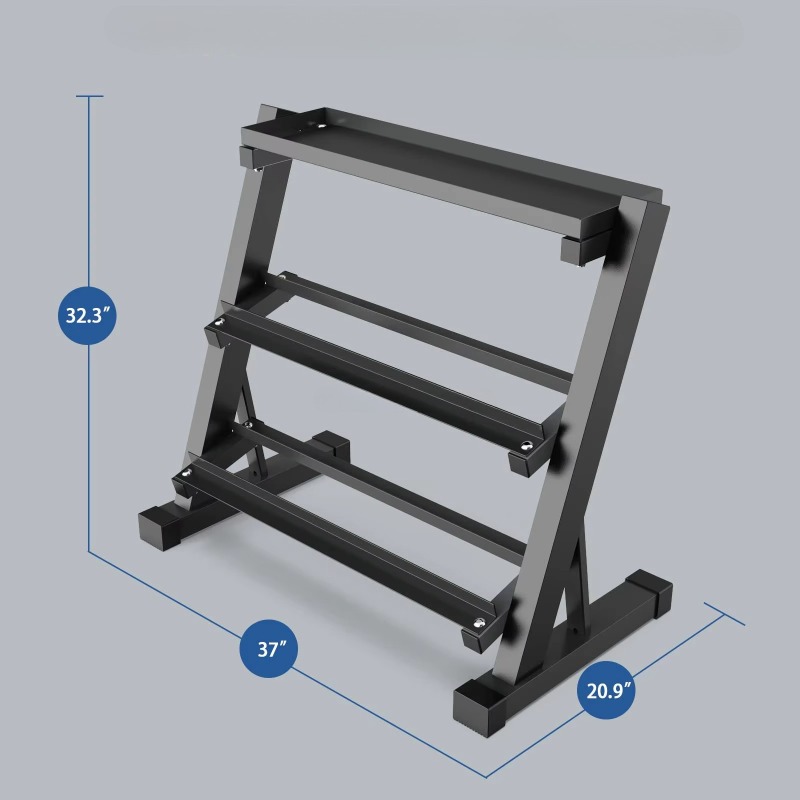 3段ダンベル収納ラック 8ペア 10ペア 12ペア収納可能  - Fitness Equipment のレビューと価格