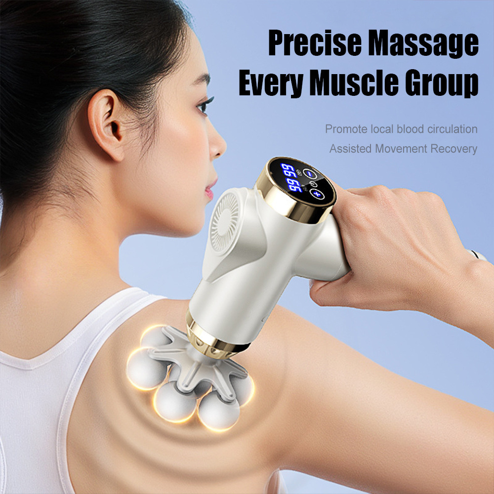 プロ仕様電動筋膜マッサージ器 高周波深部組織筋弛緩マッサージ - Electric Massage Gun Deep Tissue のレビューと価格