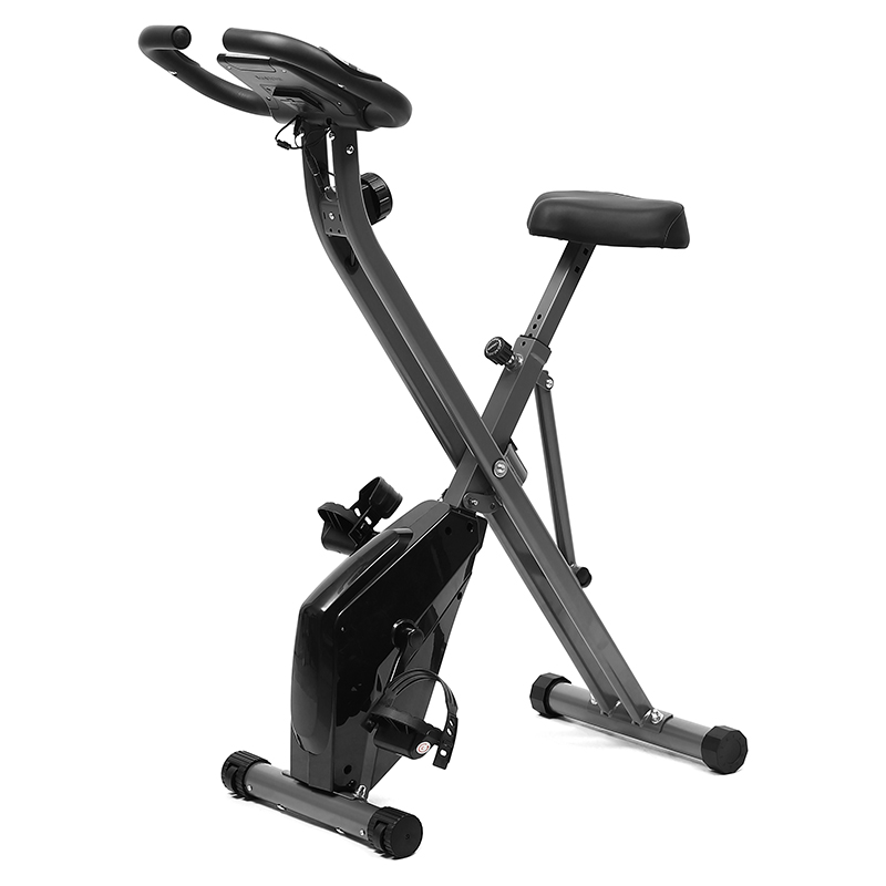 省スペース折りたたみ式室内サイクリングバイク 10段階磁気抵 - Exercise Bike Magnetic Resistance のレビューと価格