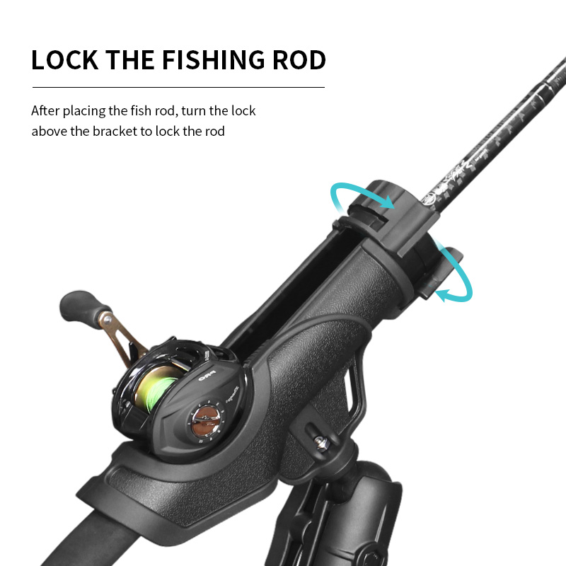VINはあなたの手を解放します。釣り竿ホルダーには9.5cm - Fishing のレビューと価格