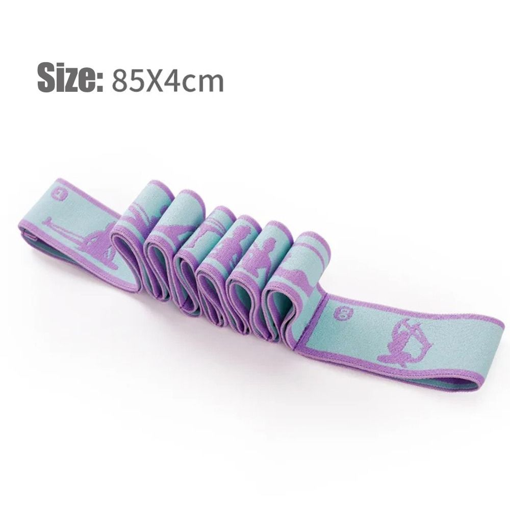 弾性ヨガ抵抗バンド ヨガストレッチベルト ダンスストレッチバ - Pilates Bar Kit With Resistance Bands のレビューと価格