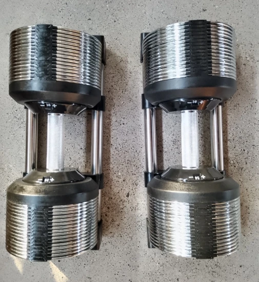 ベストセラー 28kg 調節可能ダンベル スチールメッキ フ - Adjustable Dumbbell Pair 40Kg のレビューと価格
