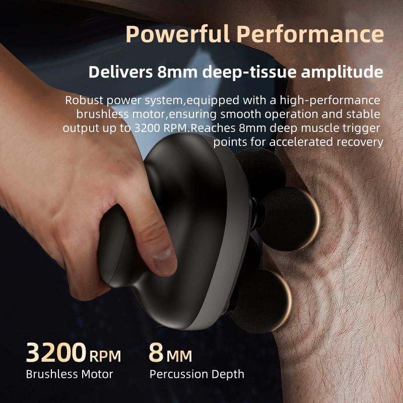 4 ヘッドハンドヘルド筋膜ガンプロフェッショナル筋肉マッサー - Electric Massage Gun Deep Tissue のレビューと価格